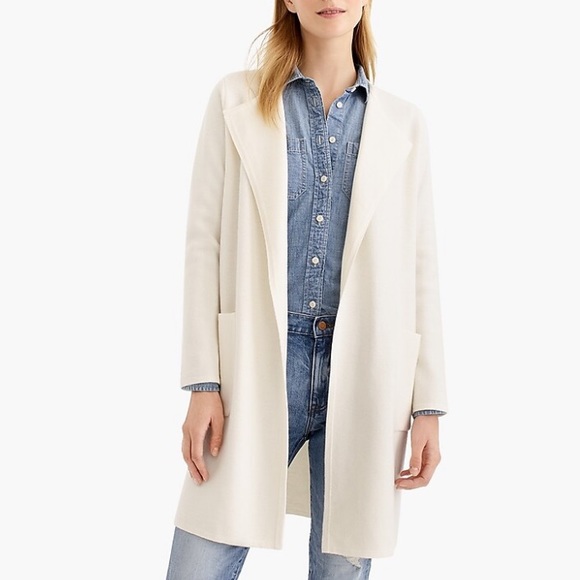 ivory sweater blazer